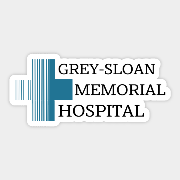 grey sloan memorial Grey Sloan Memorial Hospital Sticker TeePublic